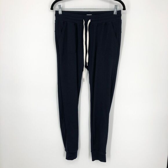 Zyia Active Sweatpants Womens Small Joggers Dark Blue Drawstring Pull On Tapered - Picture 1 of 14